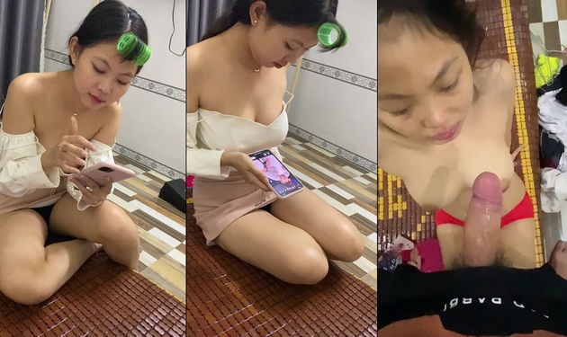 Bé sinh viên vú to ngoan ngoãn nói gì em cũng nghe lời làm theo